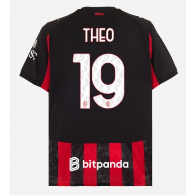 AC Milan Theo Hernandez #19 Domaci Dres 2025-26 Kratak Rukav AC Milan Theo Hernandez #19 Domaci Dres 2025-26 Kratak Rukav